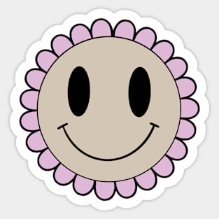 Flower Smiley Sticker